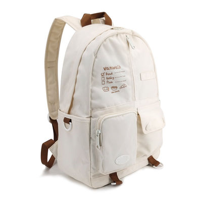 Sacs à dos de mode beige sac à dos de mode style décontracté taille 16,5 pouces