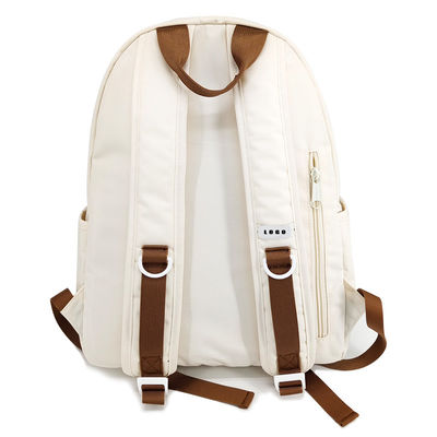 Sacs à dos de mode beige sac à dos de mode style décontracté taille 16,5 pouces