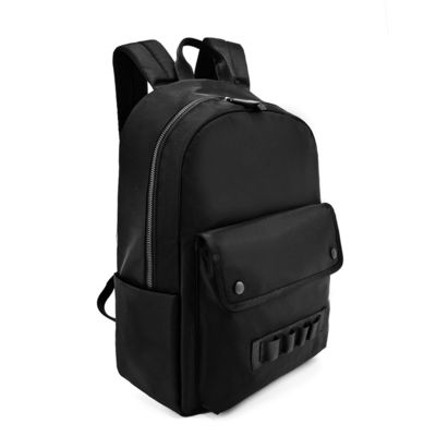 Unisexe petit sac à dos en nylon doux léger couleur noire OEM