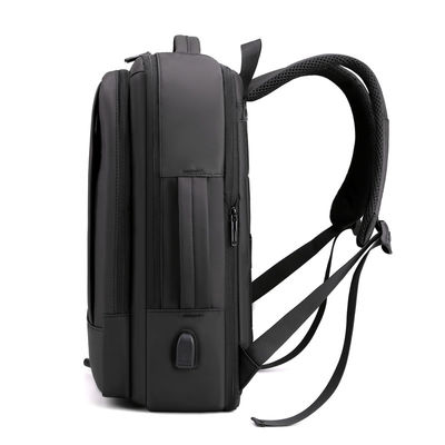Unisexe sac à dos portable sac à dos Fermeture à fermeture à glissière avec sangle réglable