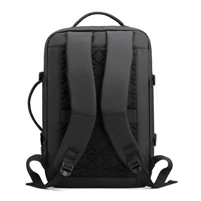 Sac à dos noir sur mesure avec fermeture à la fermeture à glissière léger