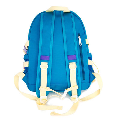 16L Capacité Sac à dos en nylon doux en polyester avec 2 poches fermées à la fermeture à glissière