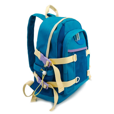 16L Capacité Sac à dos en nylon doux en polyester avec 2 poches fermées à la fermeture à glissière