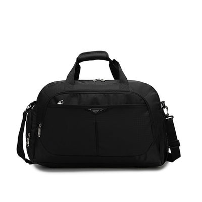 Sac en nylon noir résistant à l' eau avec fermeture à fermeture à glissière et sangle réglable