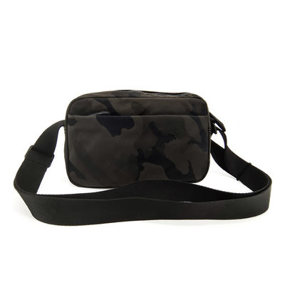 Sac à main unique noir sur mesure, sac à dos croisé avec sangle réglable
