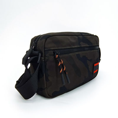 Sac à main unique noir sur mesure, sac à dos croisé avec sangle réglable