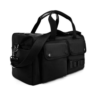 Sac à dos en nylon noir sur mesure résistant à l'eau polyvalent
