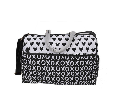 Sac de sport en nylon lourd, sac à main en plein air avec doublure en polyester