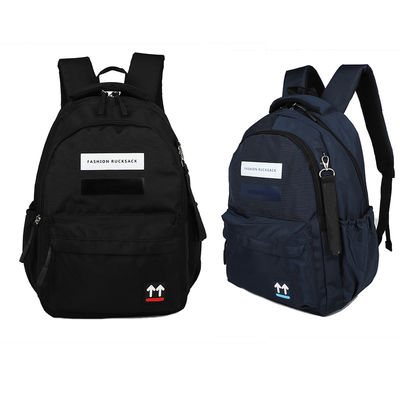 Sacs à dos pour ordinateur portable noir personnalisés avec bretelles à épaule rembourrées