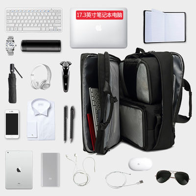 Un sac à ordinateur unisexe sac à dos, sac à dos pour ordinateur portable noir résistant à l' eau