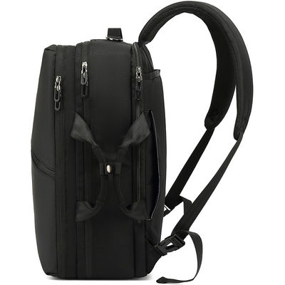 Un sac à ordinateur unisexe sac à dos, sac à dos pour ordinateur portable noir résistant à l' eau