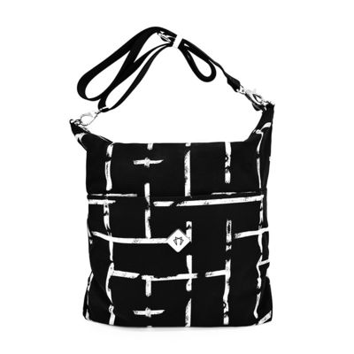 Sac à main à roulettes à fermeture à fermeture à glissière avec plusieurs compartiments