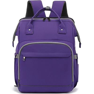 Sac à dos en microfibre de matériau oxford sac à main style décontracté avec fermeture à fermeture à glissière