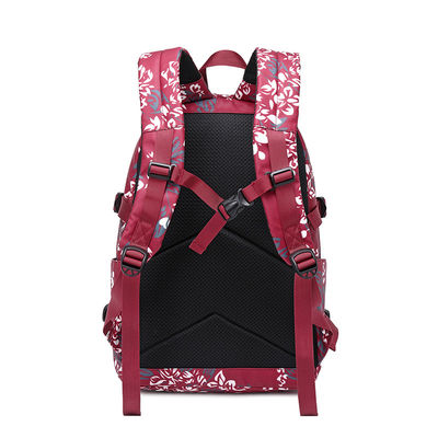 Sac à dos résistant à l' eau en nylon doux avec fermeture à fermeture à glissière et sangles réglables