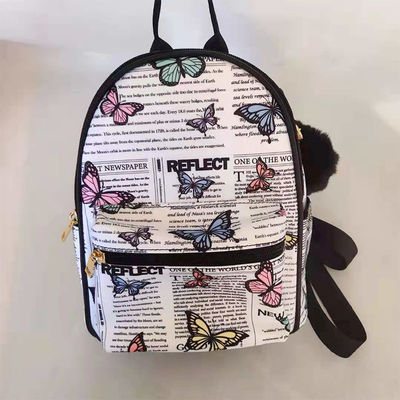 Sacs à dos de voyage personnalisés légers avec poche à fermeture à glissière intérieure