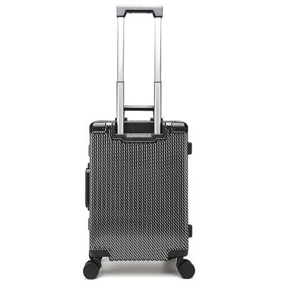 20 24 28 ABS+Pc Chariot de bagages d'aéroport de grande capacité avec fermeture à glissière extensible