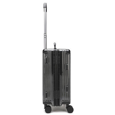 20 24 28 ABS+Pc Chariot de bagages d'aéroport de grande capacité avec fermeture à glissière extensible