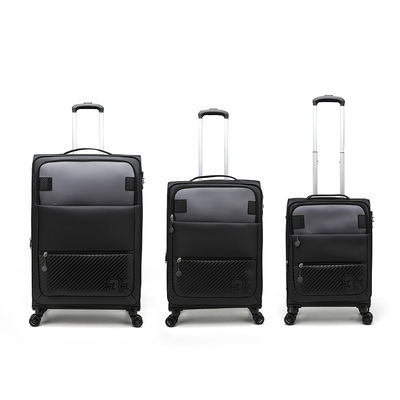 Matériel d'Oxford Élargissant les bagages de l'aéroport Trolley Fermeture à glissière Ensemble de bagages