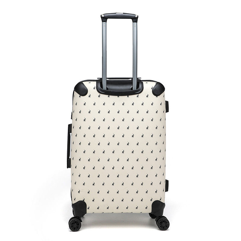 Voiture de bagages d'aéroport OEM avec plastique noir couleur 8 roues PU PP